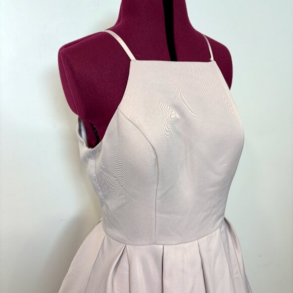 Chi Chi London Women's Cream and Pink Formal Prom Cocktail Dress sz 10 - Picture 4 of 13